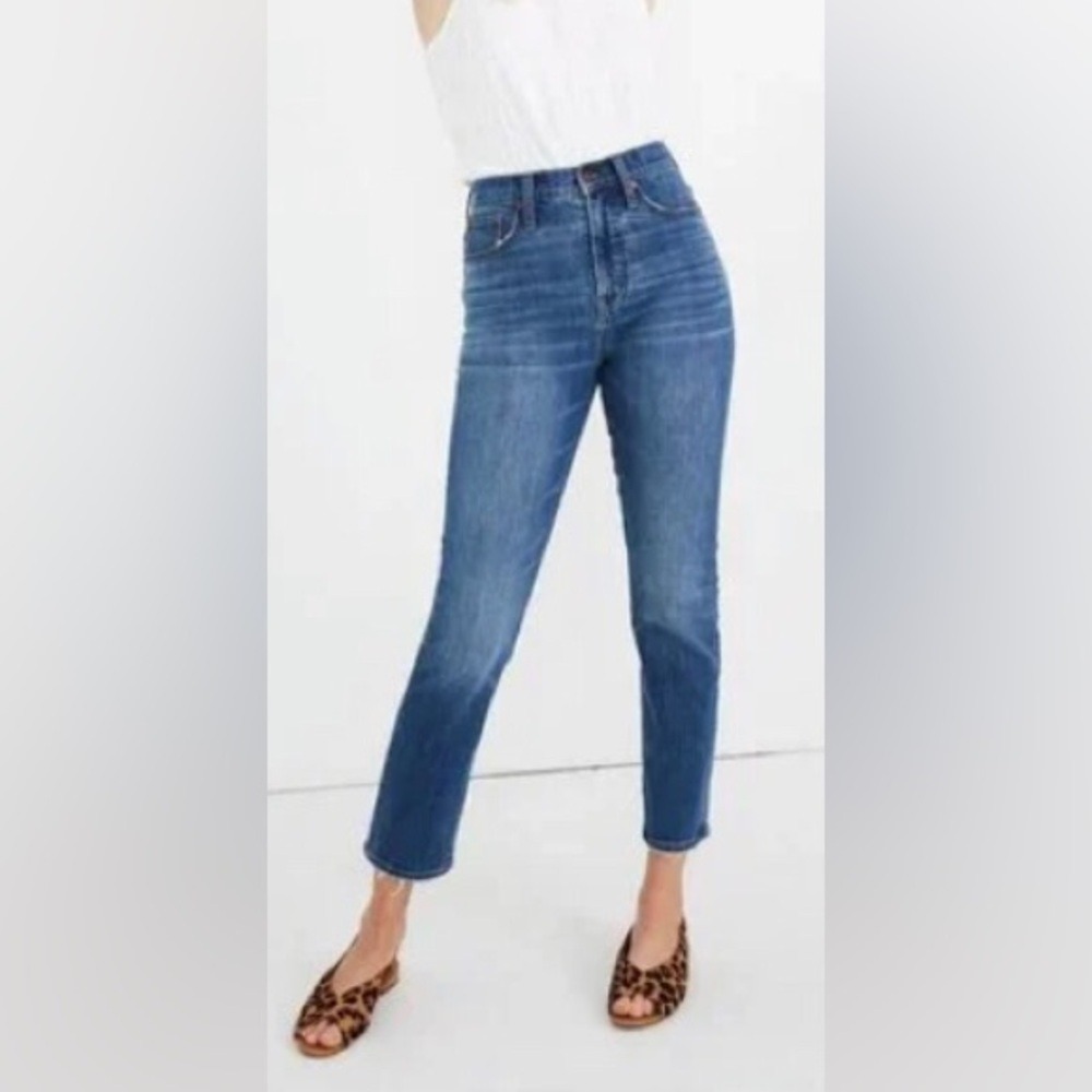 Madewell Women's 26 The‎ Perfect Vintage Jean Blue High Rise Tapered NEW